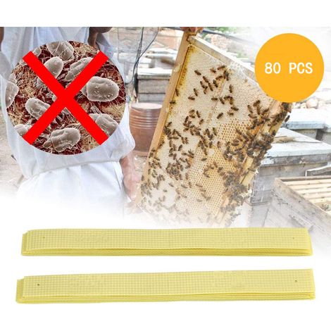 40 Stück Manhao Fluvalinate Stripes Milbe Varroa Imkermedizin (1/5)