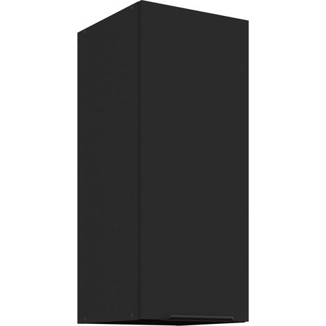 Küchen Hängeschrank 30 cm SIENA Schwarz Küche Küchenzeile Küchenblock (1/5)