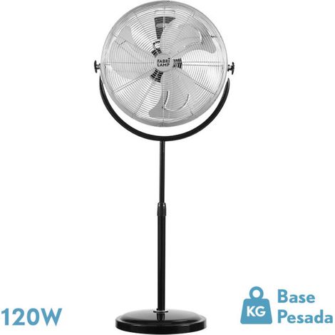 Trascias Standventilator 120 W Schwarz Regx55x55cm Einstellbar