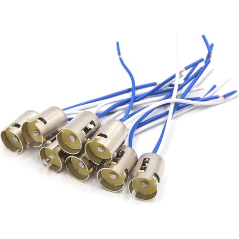 8pcs BA15s Ampoule feu douille faisceau câblage DC 12V-36V pour voiture (1/5)