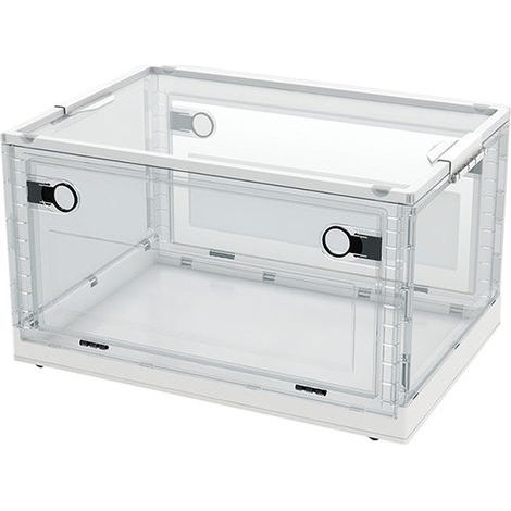 Contenitori pieghevoli con coperchi, 40 litri - Grandi contenitori in plastica - Per casa/camera/cucina/ufficio/viaggio (1/5)