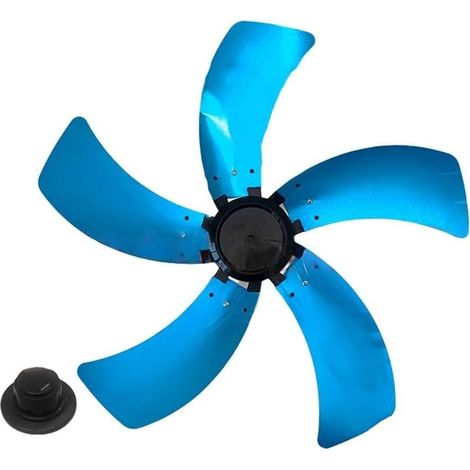 Lames de rechange en aluminium pour ventilateur électrique à 5 feuilles, pour ventilateur électrique de 45,7 cm, maison et bureau. (1/5)