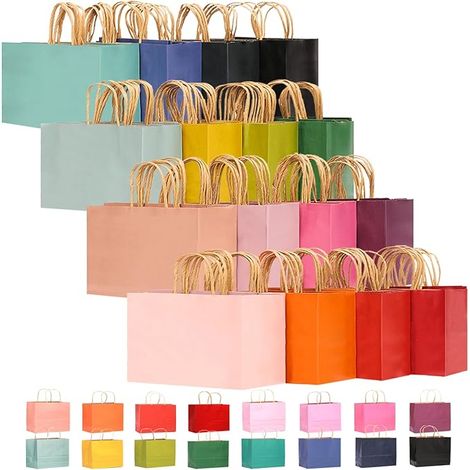 Sacchetto regalo di carta con manici 32x25x11 cm 1 pz. Colore (1/2)
