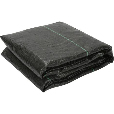 Toile de paillage Jiubiaz, voile de jardin, voile de protection, barrière anti-mauvaises herbes, couvre-sol, voile de paillage, 30 m² (1/5)