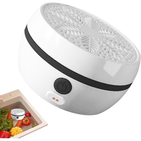 Lavafrutta portatile - 9×9×4,8 cm - Lavaverdure - Lavafrutta e verdura - Compatto per cucinare carne, pesce e riso - Uso in cucina - Bianco (1/5)
