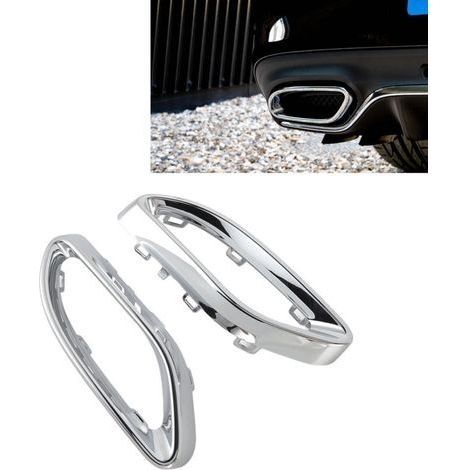 Auspuffblenden aus glänzendem Chrom, Ersatzteil für Mercedes-Benz ABCE GLC CLS Klasse W177 W247 W205 W213 X253 C257 (1/4)