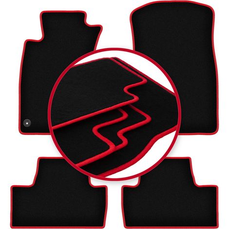 CARLUX-RED Autofußmatten für: Lexus IS II 4WD Limousine (2005-2013) (1/5)