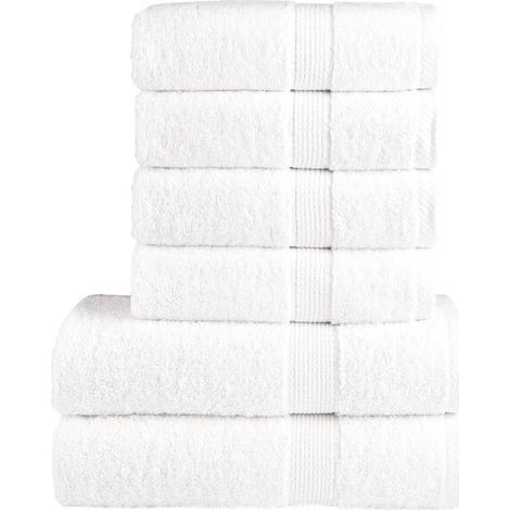 Ensemble de six serviettes blanches SOLUND Premium (1/5)