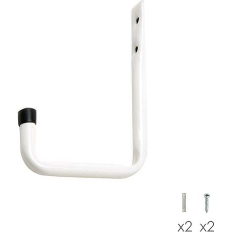gancho wolfpack universal multiusos para pared 110x140 mm.  (2 unidades)