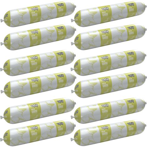 TufTuf Nassfutter für Hunde, Gänseriegel, 12 x 900 g, Komplettfutter (1/2)