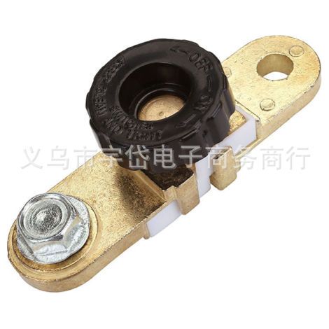 Battery terminals/clips, battery clamp heads, multi-purpose battery disconnect switch for cars and trucks, green.--DTEKGAZ
