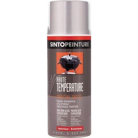 Aérosol de peinture - SINTO - SINTO - 400 ml - Gris anthracite - Haute température 600°C