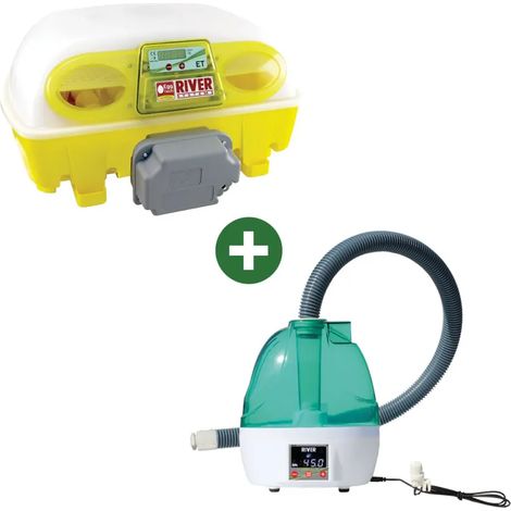 Couveuse automatique Egg Tech 49 Biomaster River Systems avec humidificateur Nebula (1/5)