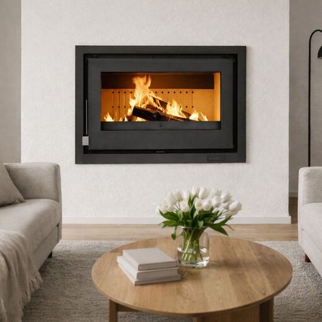 Insert à bois ventilé - FIREMATIC Waco 12.6 kW Avec kit air