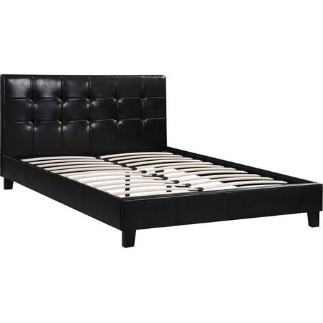 Cama "Julia" color Negro - 140 x 190 cm (1/5)