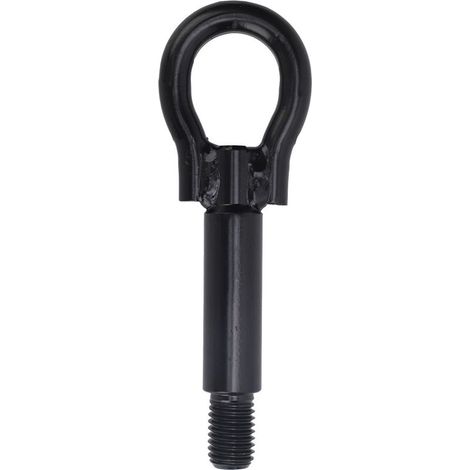 Oeil de remorquage avant compatible Cayenne 2003-2010, anneau de remorque forgé peint noir, pièce OEM 7P0805783 (1/5)