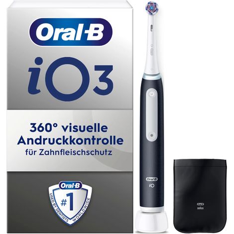 Oral-B iO White Clean Black Elektrische Zahnbürste