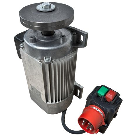 Ersatzmotor Industriemotor Elektromotor 400V 4,0kW 50Hz Motor inkl. Tripus Schalter-Stecker-Kombination