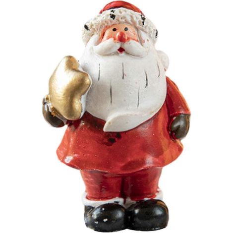 Décoration de Noël : Statuette en résine représentant le Père Noël, pièce maîtresse de collection pour bureau, maison, fêtes de fin d'année.-With Star (1/5)