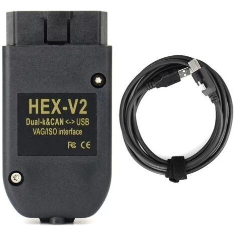 Interface de Diagnostic VCDS HEX-V2 pour Audi Volkswagen Seat SkodaSystème de Diagnostic et Programmation Complet avec - (1/5)
