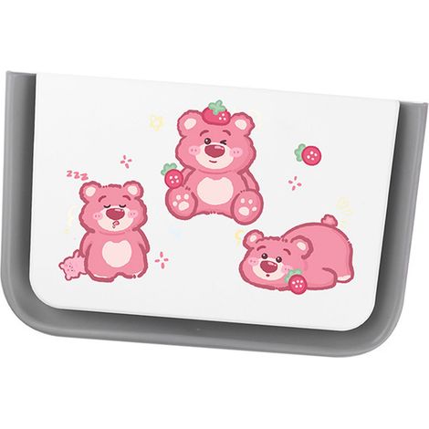 Organisateur de dossier de siège auto portable et pliable, motif dessin animé, boîte de rangement décorative pour siège auto type 4 (1/5)