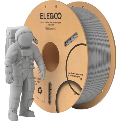 Filamento Elegoo Rapid PLA+ grigio 1 kg (1/4)