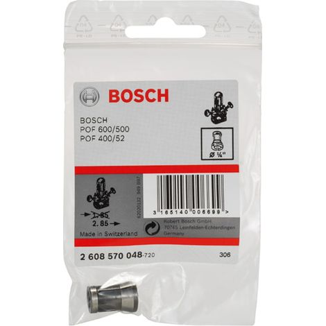Bosch Spannzange ohne Spannmutter, 1/4 Zoll, für Bosch-Oberfräse