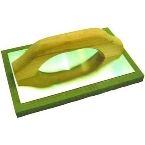 2PZ FRATTONE IN SPUGNA GRIGIA MANICO LEGNO - cm.21,5x13,5