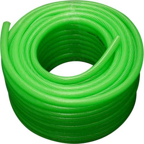 Manguera Mallalatex Verde - Resistente y Flexible para Uso Residencial, Comercial e Industrial, Disponible en 15m y 25  15 X 5/8 (25 METROS) -