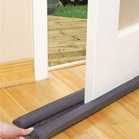 1 Bas de porte, isolation thermique, coupe facile, mousse polyester, pour porte jusqu'à 5 cm