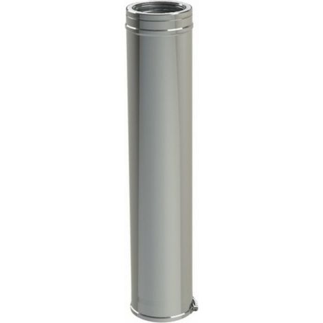 Conduit 1000mm duo inox304/galva 150-200 +bride - TEN