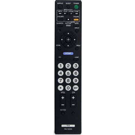 Telecomando TV di ricambio compatibile con Sony RM-YD025, senza configurazione (1/5)