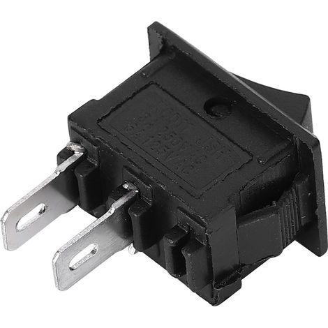 Lot de 20 interrupteurs à bascule bipolaires à 2 positions KCD11, accessoires pour appareils électroménagers, noirs (1/5)