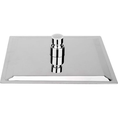 1pcs plafond monté 8 " pommeau de douche à effet pluie en acier inoxydable chrome pommeau de douche de salle de bain (1/5)