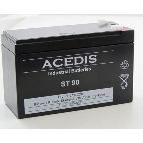 Batterie plomb étanche 12V 9AH - ST90 ACEDIS