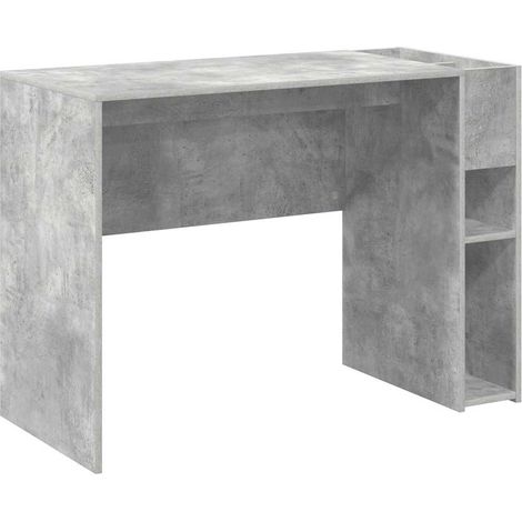 Maison Exclusive - Schreibtisch Beton Grau 109 x 50 x 78 cm Holzw