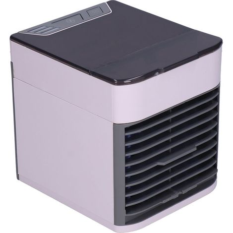 Mini-Klimaanlage, Ventilator, USB-aufladbar, Luftreiniger mit Vernebelungsfunktion für Auto, Büro, Zuhause (1/5)