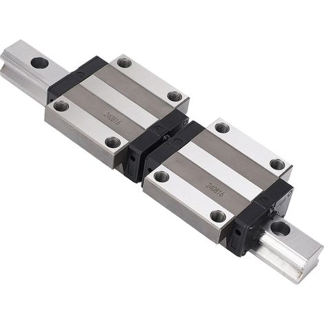 Rail Linéaire de 300MM avec Blocs Coulissants, Longue Durée de Vie, Finition Antirouille pour la Robotique (1/5)