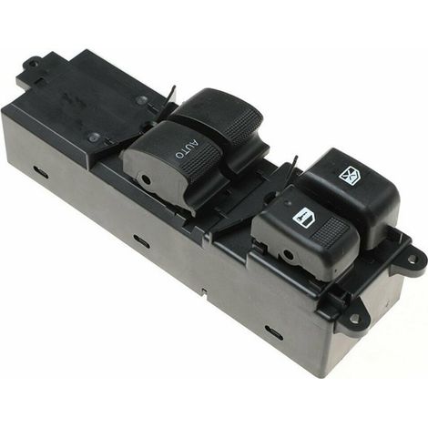 One black ABS power window control master switch for 2-door Isuzu models 2011-2019. (1/4)