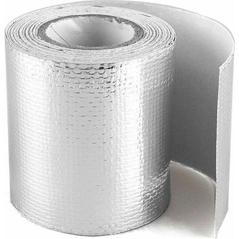 Tape Thermique 5 M Bande D'échappement Thermique D'entrée L'air Isolant Chaleur Bouclier Protection Chaleur Réfléchissante Moteur Auto-adhésif