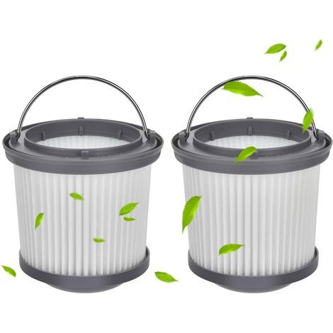Black & Decker Filter, 2-teiliger Ersatzfilter, Staubsaugerfilter passend für Black & Decker DustBuster PVF110, PHV1210, PV1020L/PD11420L PHV1810 (1/5)