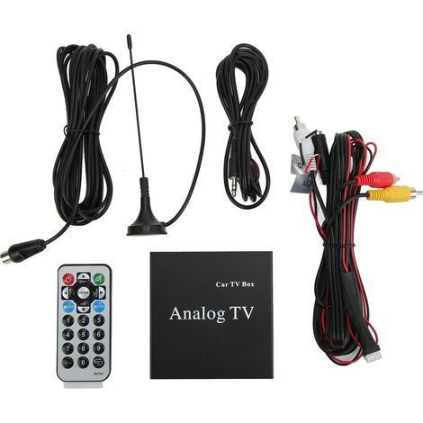 Bote de télévision analogique de voiture Récepteur de signal TV DVD mobile PAL SECAM NTSC Système complet Affichage du menu OSD (1/5)