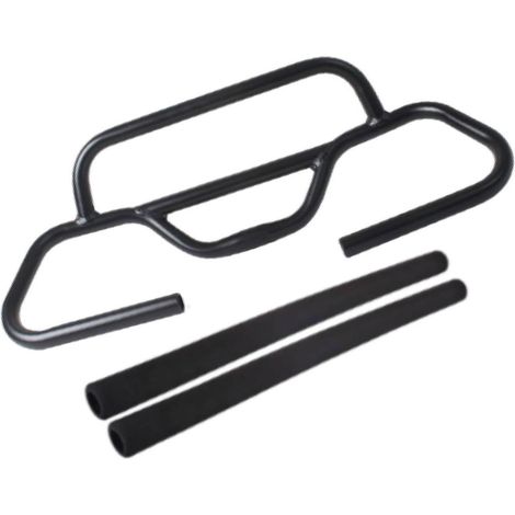 Manillar tipo mariposa de aleación de aluminio para bicicleta de montaña, pieza de repuesto práctica y robusta con empuñaduras de espuma y revestimiento, 31,8 mm