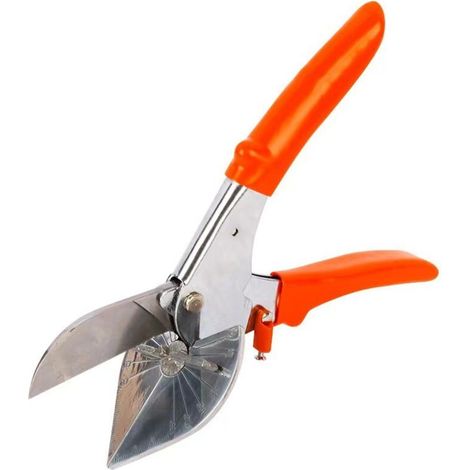 Cisaille d’Angle à Mitre Cisailles à Onglets Multi-Angles de 45 à 135 Degrés Cisaillement de Joint Pince Coupante à Onglet pour Coupe-Liège Bandes Plastique (1/5)