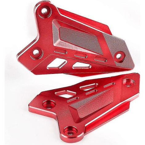 Für Kawasaki Z900 Z900se Z-900 Se Motorradzubehör Fußrasten Vorderpedalflügelhalterung Fersenplatten Schutzprotektor Z 900 900se - OHNE LOGO Rot 1
