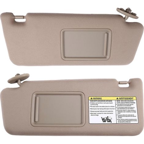Sonnenschutzblende für den Innenraum des Toyota Tacoma (2005–2012), Teilenummer: 74320-35C10-B0, Farbe: Beige (1/5)