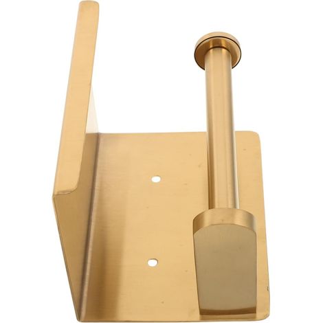Support rouleau WC, inox/mural/avec étagère, pour sanitaires (1/3)