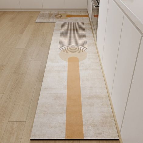 Fin de saison 4020cm (terre de diatomées) Tapis de sol de cuisine, tapis ménager long, facile à nettoyer, tapis de sol en terre de diatomées, absorbant et antidérapant (1/4)