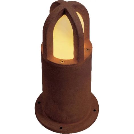 [NEUWERTIG] B-Ware Slv Rusty Cone 40 Außenstandleuchte Gartenlampe 40cm Rostbraun Outdoorleuchte