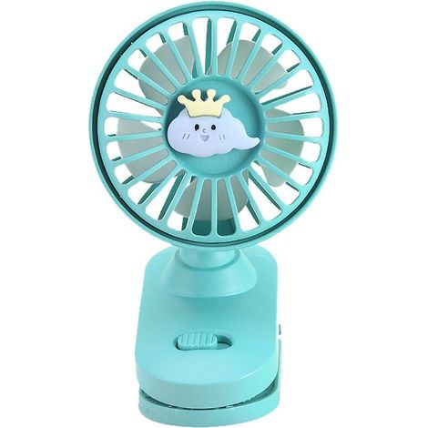 Clip sur ventilateur Ventilateur à piles Ventilateur Mini Ventilateur avec pince robuste (1/5)